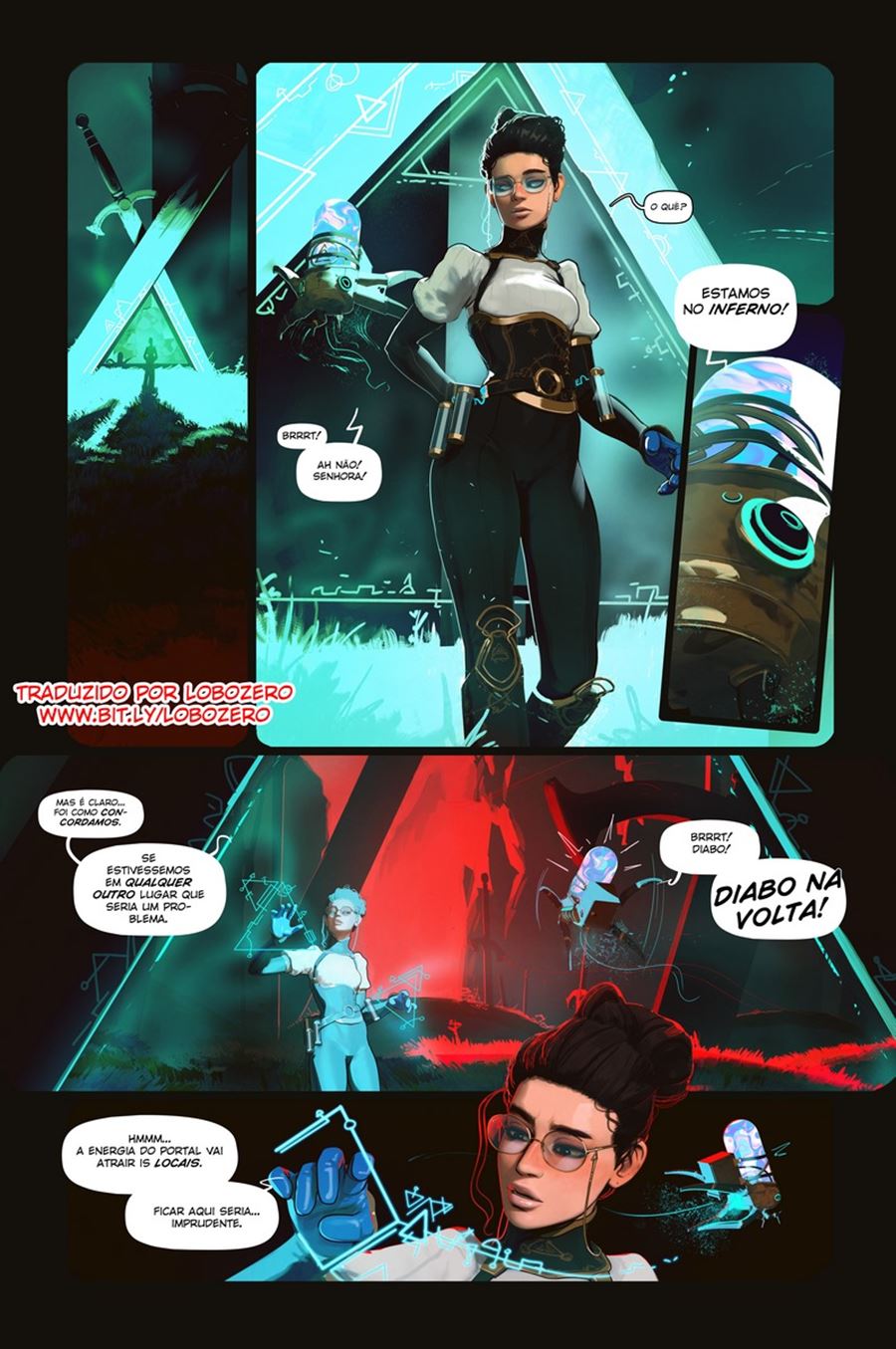 Pesquisadora Safada Explorando o Inferno dos Diabinhos Tarados - Em Hentai HQ
