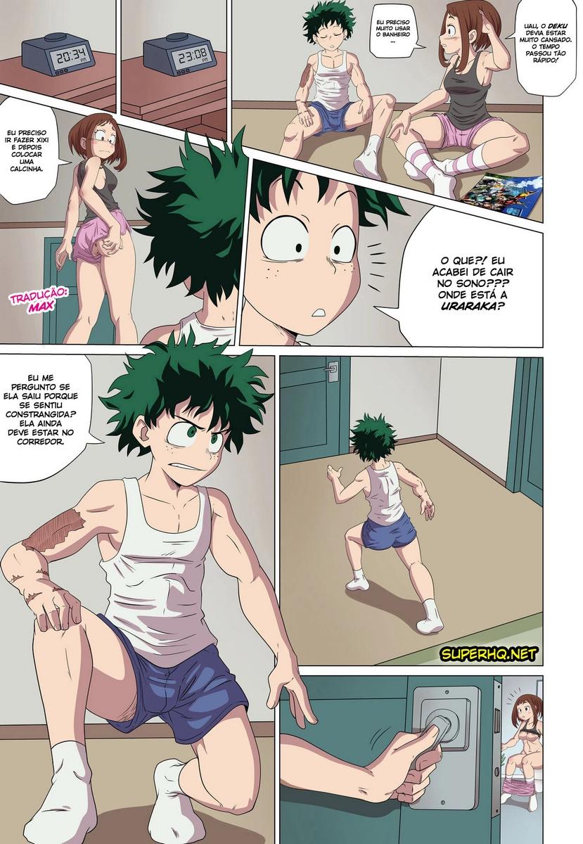 Uraraka e Deku na Suruba com All Might em Boku No Hero Hentai HQ Brasileiro