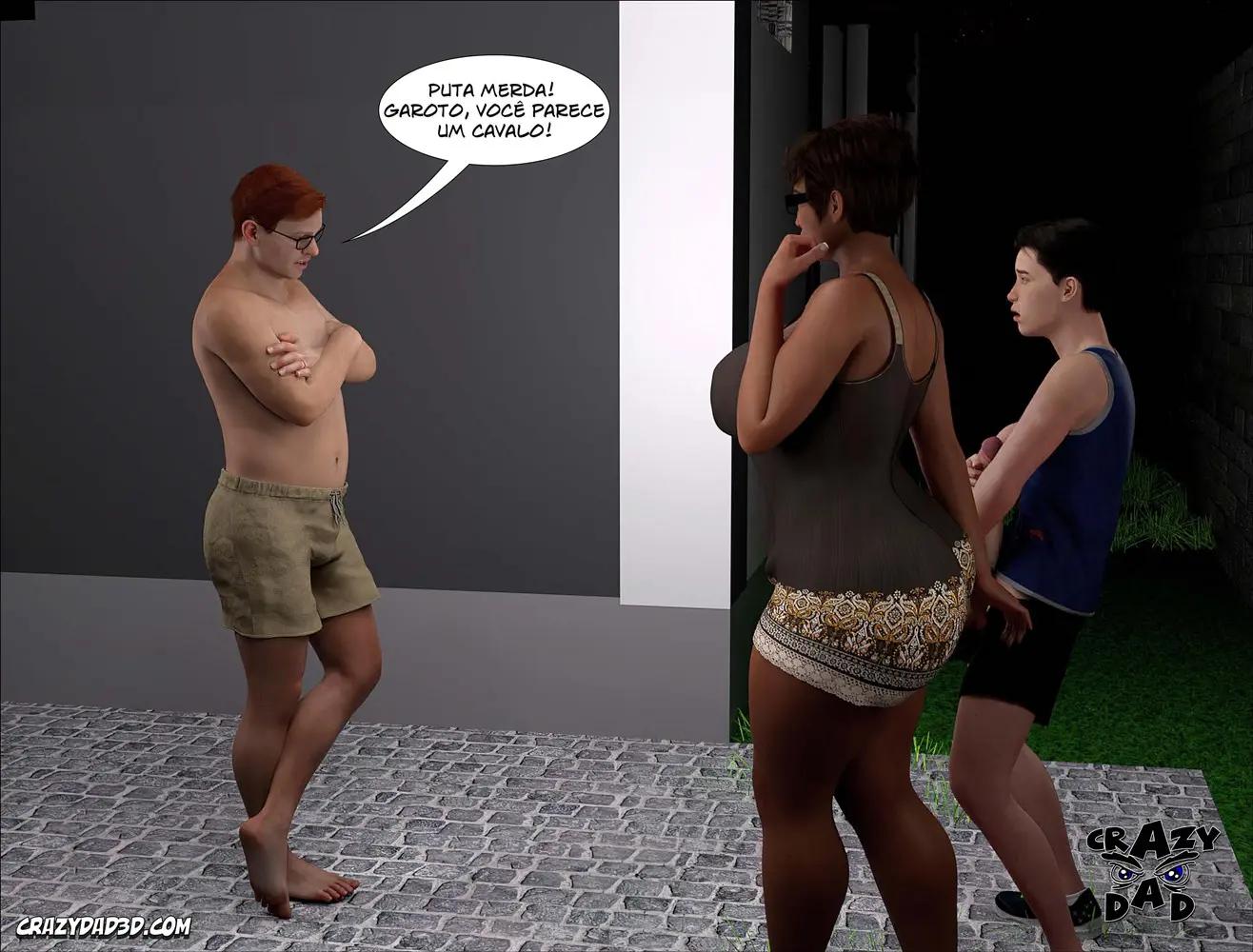 Piranha casada flagrada traindo o marido com uma rola enorme em Hentai HQ Brasileiro