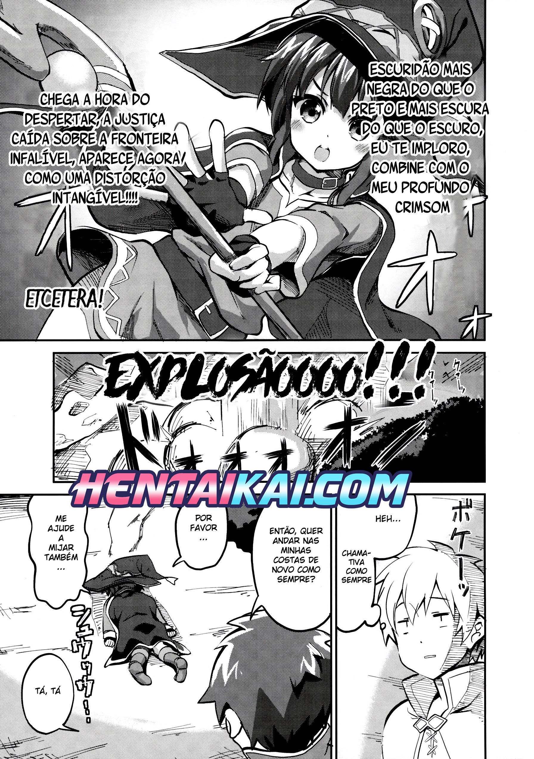 A Bruxinha Tesuda e o Pau Gigante do Herói - Hentai HQ