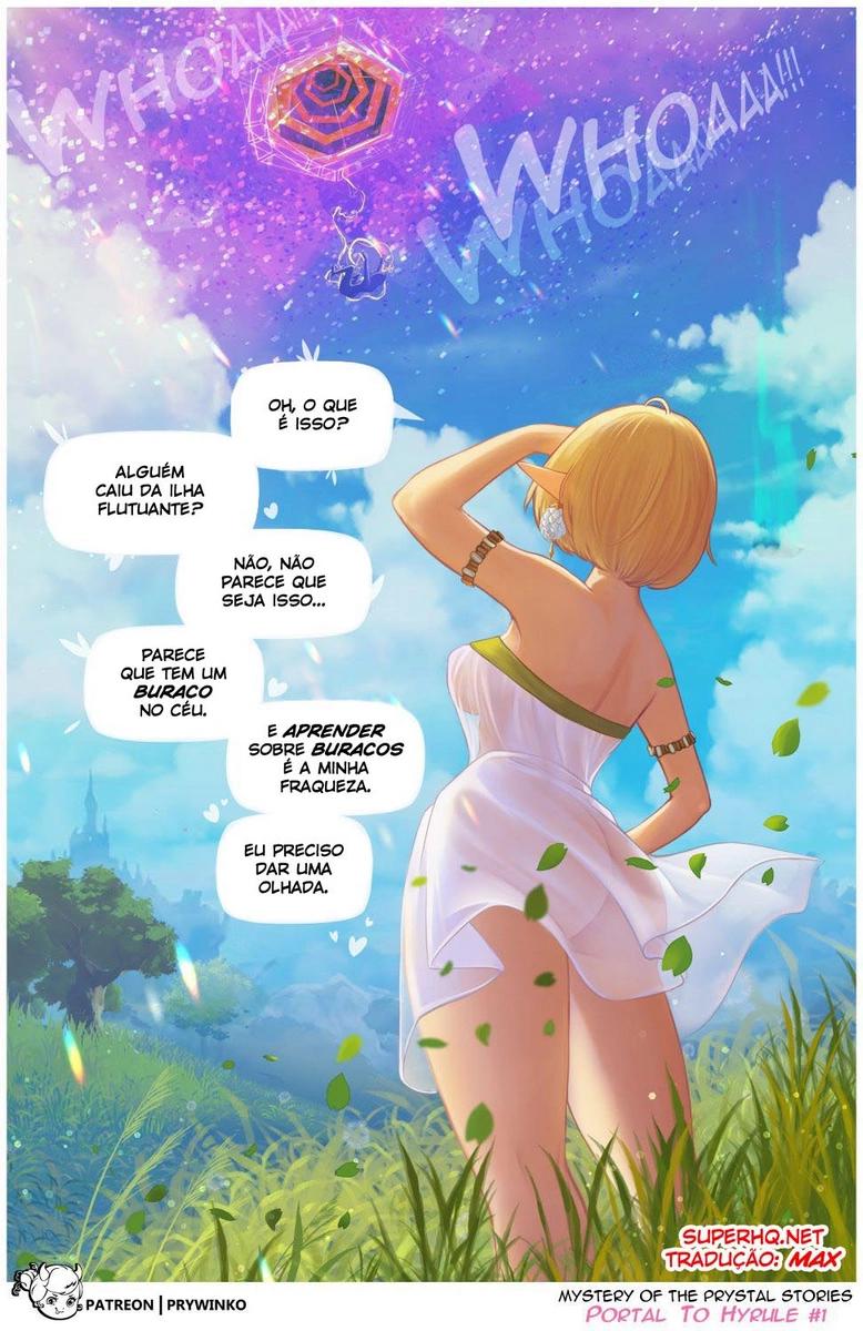 Foda Interdimensional: Gwen e a Princesa Zelda em Hentai HQ