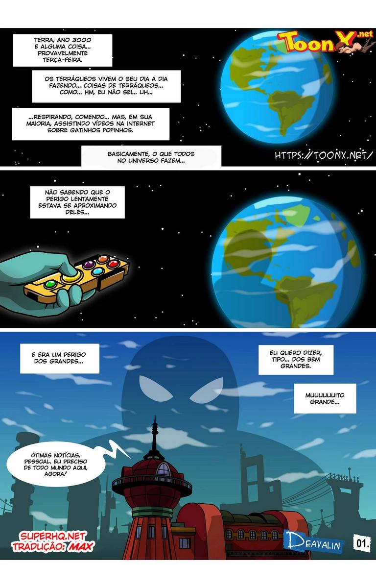 Salvando a Terra na Base da Pica - Futurama Hentai HQ