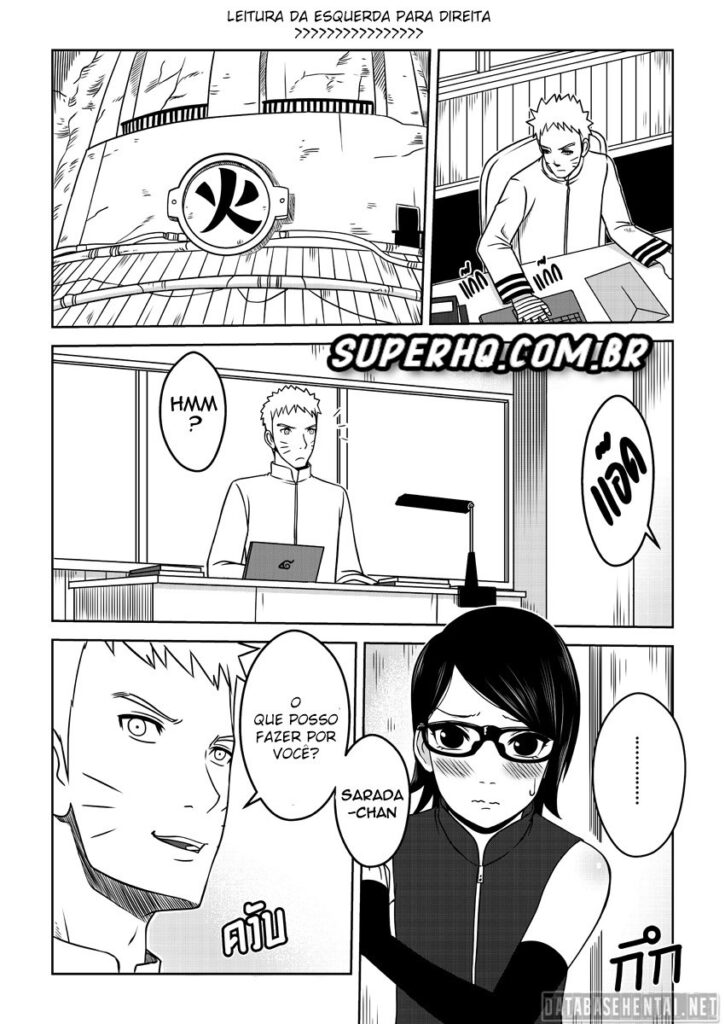 Boruto Comendo a Sarada Safadinha em Hentai HQ