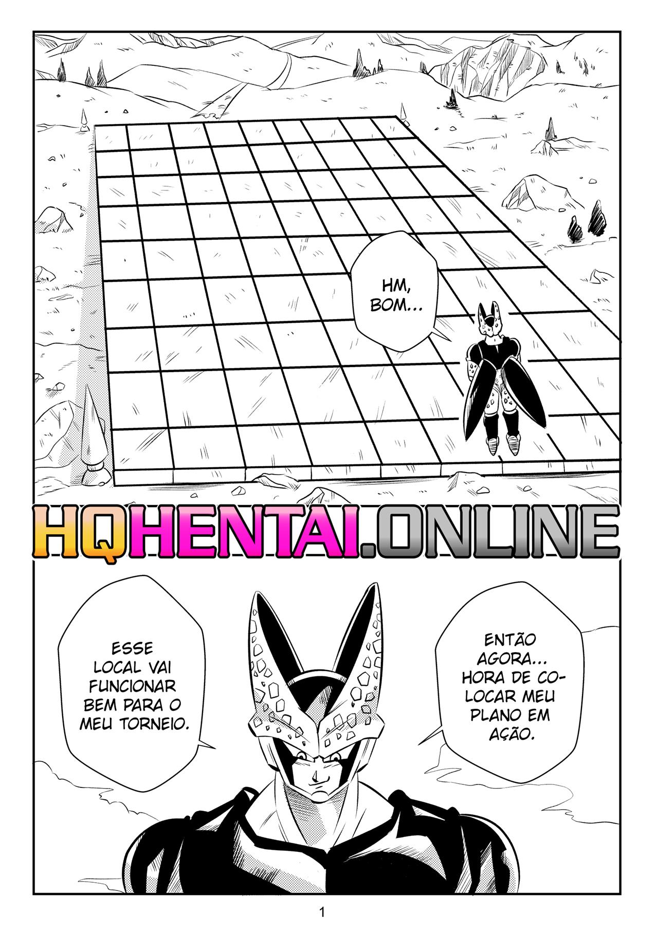 A Transmissão Perfeita - Cell vs apresentadora gostosa em hentai HQ