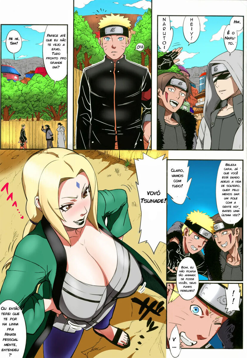 Tsunade e Naruto: Treinamento Intenso em Hentai HQ