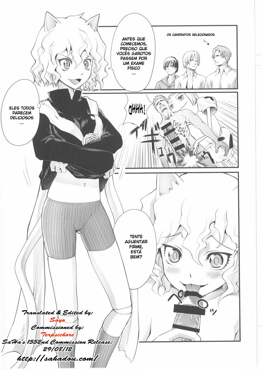 Nefelpitou Submissa: Uma Piranha Usando e Abusando dos Pervertidos em Hunter x Hunter Hentai HQ Brasileiro