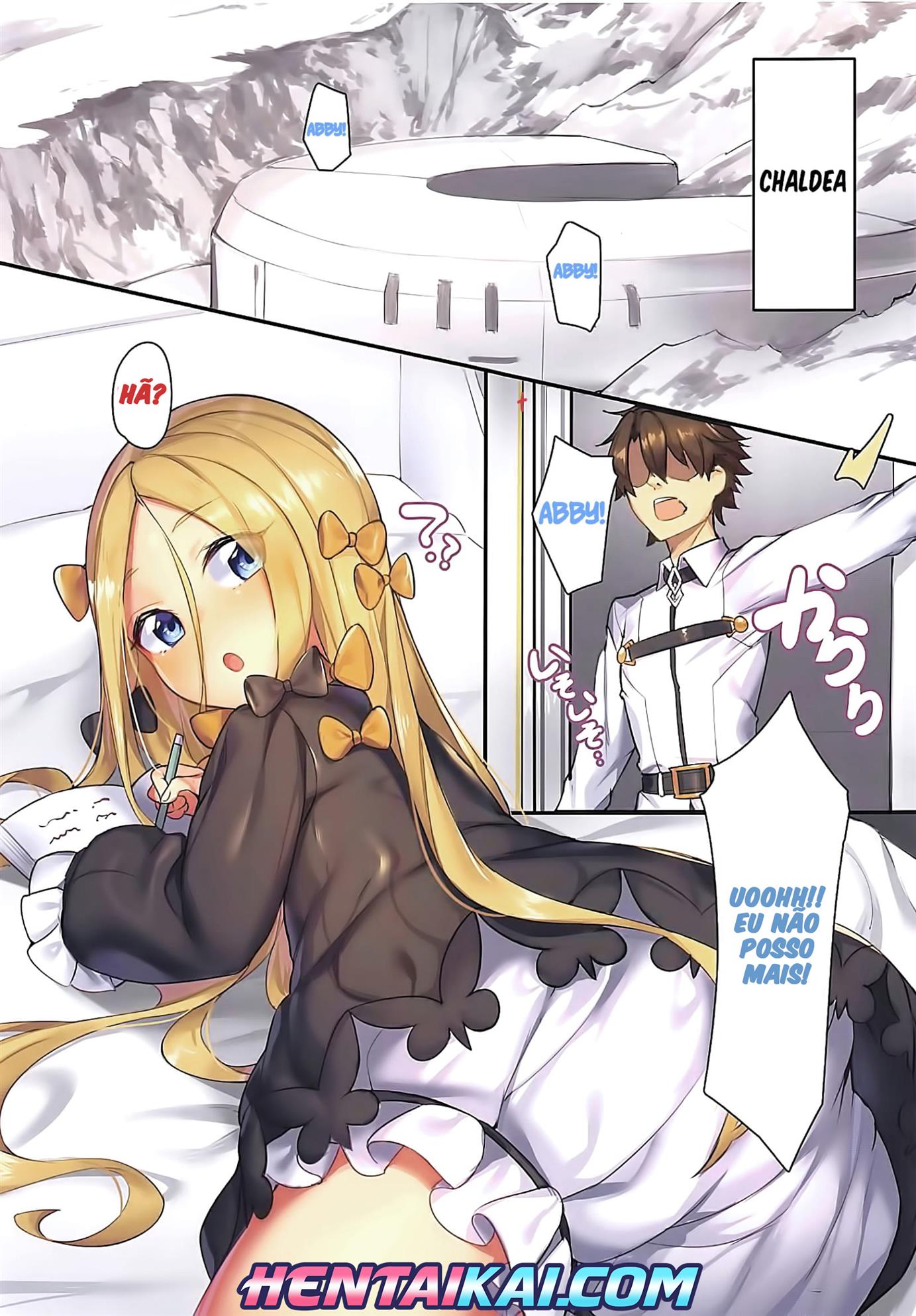 Abby a Piranha Safada: Surpresa Peladinha para seu Mestre Peitudo em Hentai HQ Brasileiro