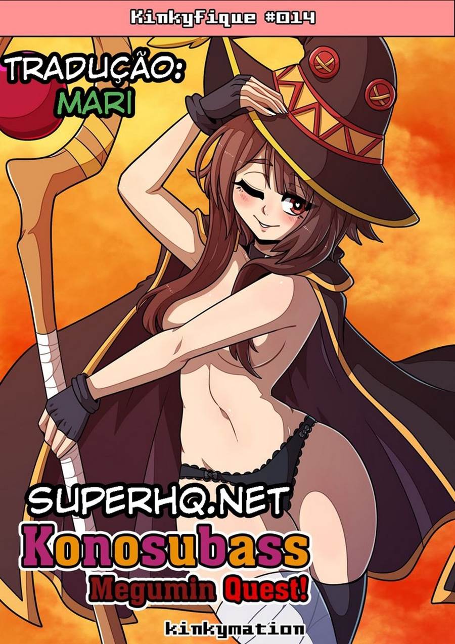 Banho Quente com a Amiga Piranha - KonoSuba Hentai em HQ Brasileiro