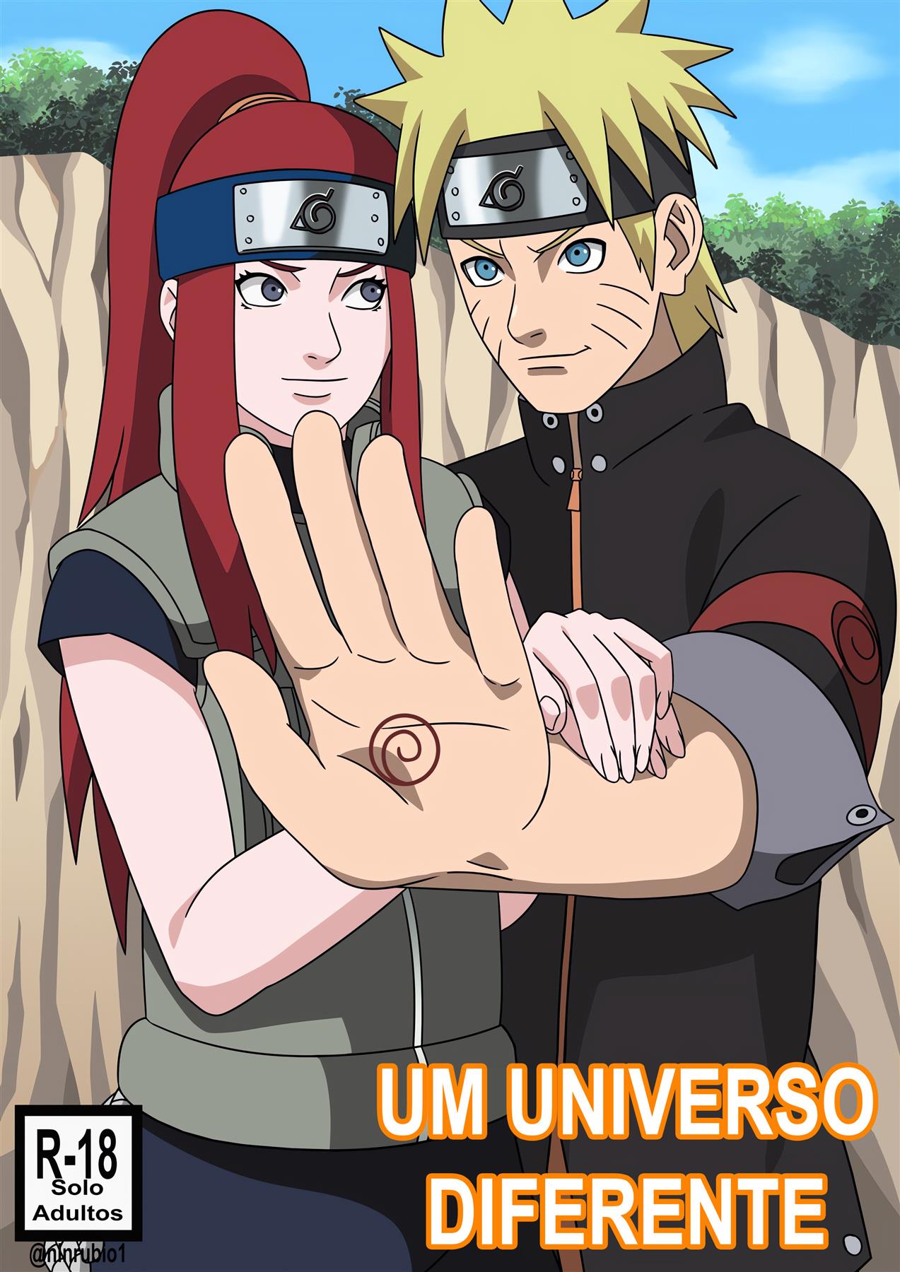 Naruto e Kushina: Uma Jornada de Prazer em outra Dimensão - HQ de Hentai Brasileiro