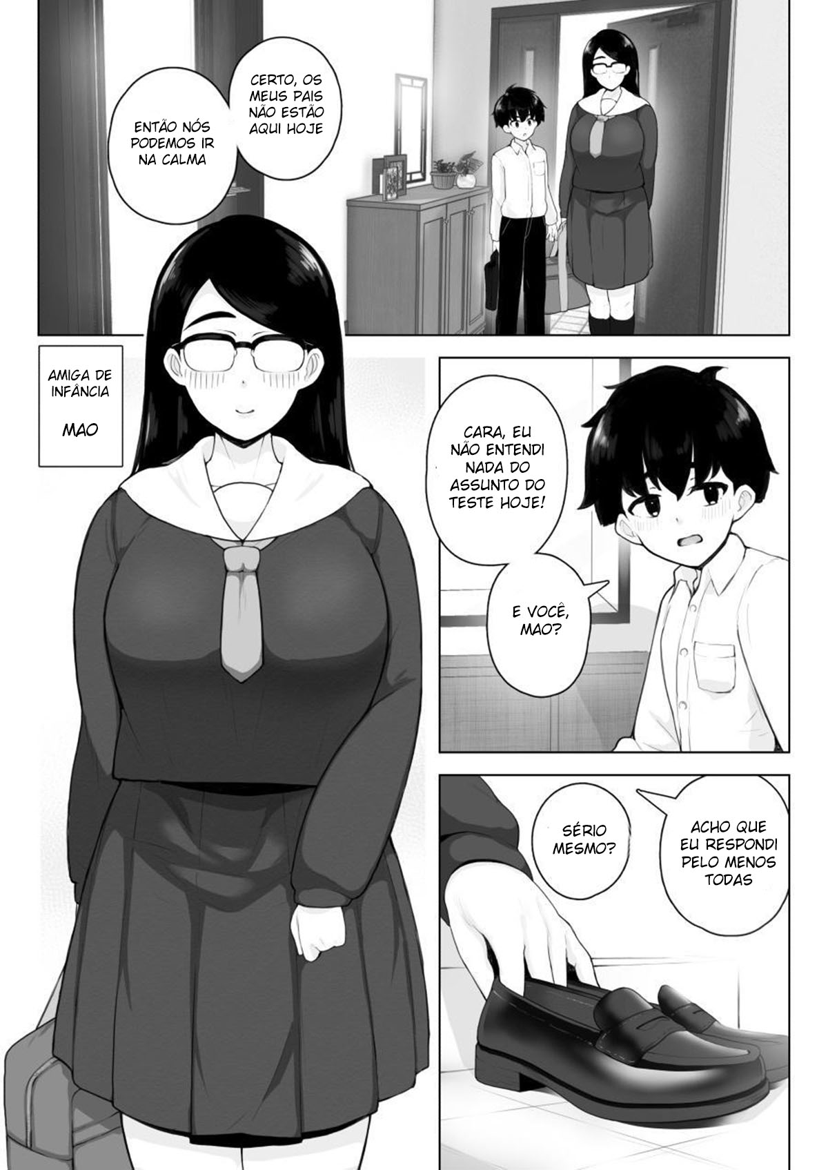 Amizade Colorida: Seduzindo a Piranha dos Óculos em Hentai HQ