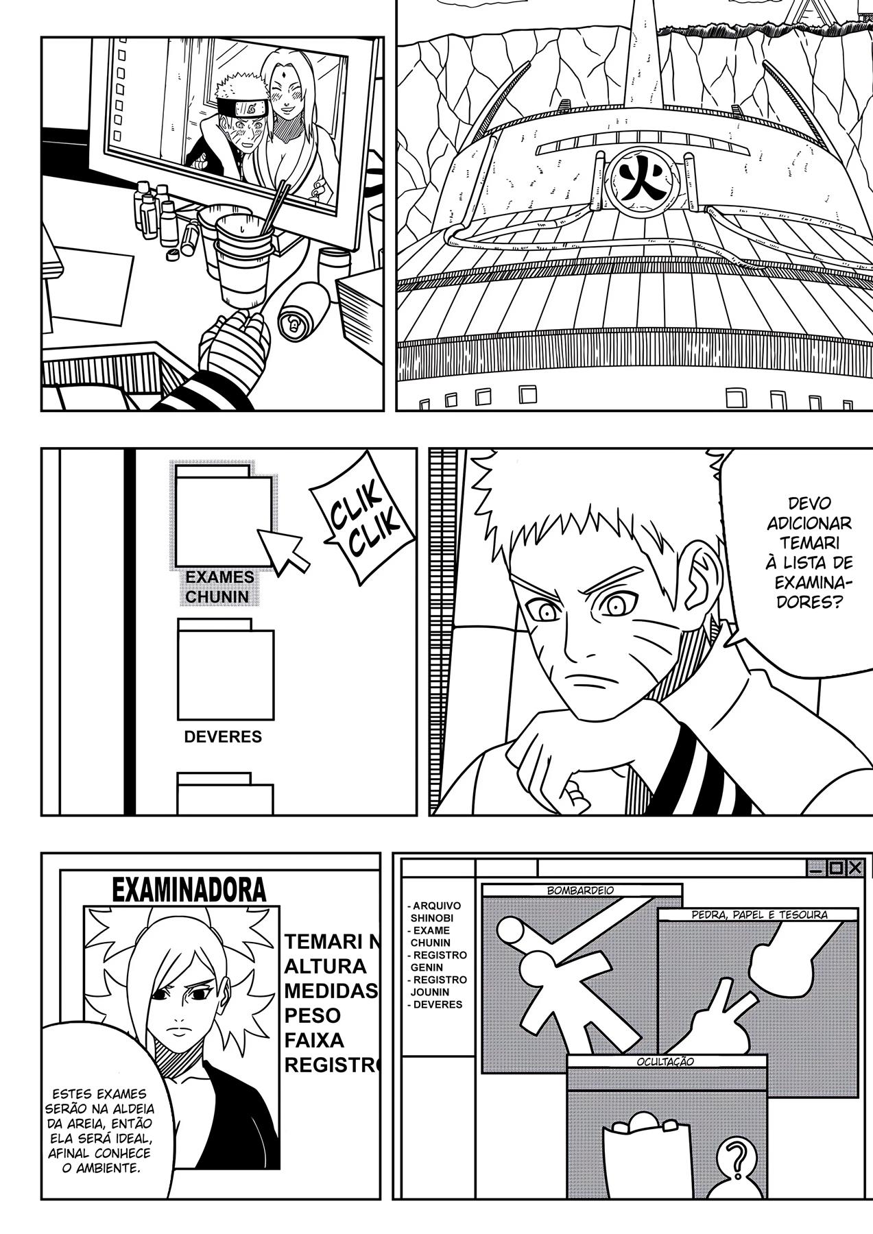 Naruto e as investidas da piranha Temari em HQ Brasileiro