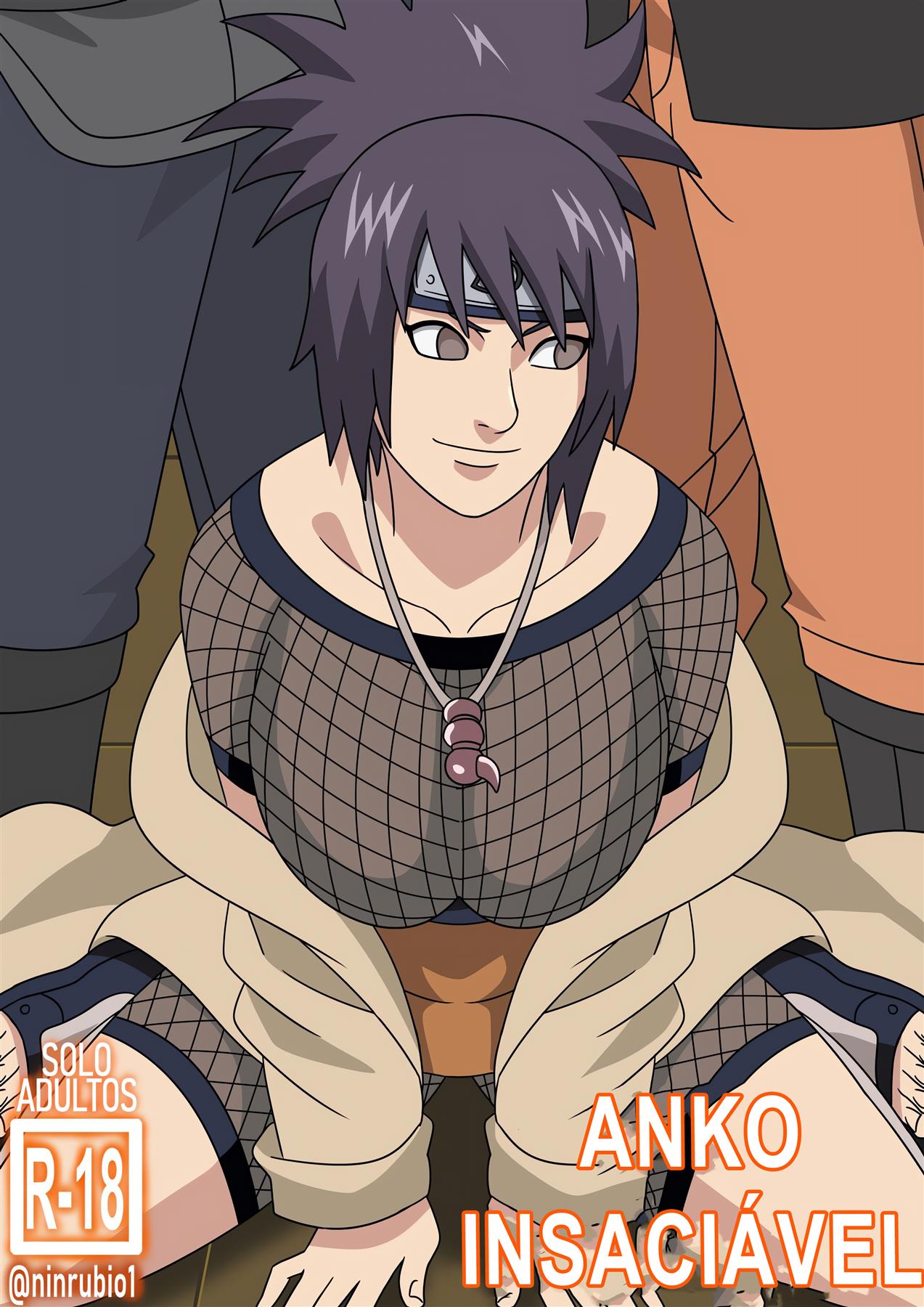 Ninjas Safados: Anko Sedenta por Pica na Vila da Sacanagem em Hentai HQ Brasileiro
