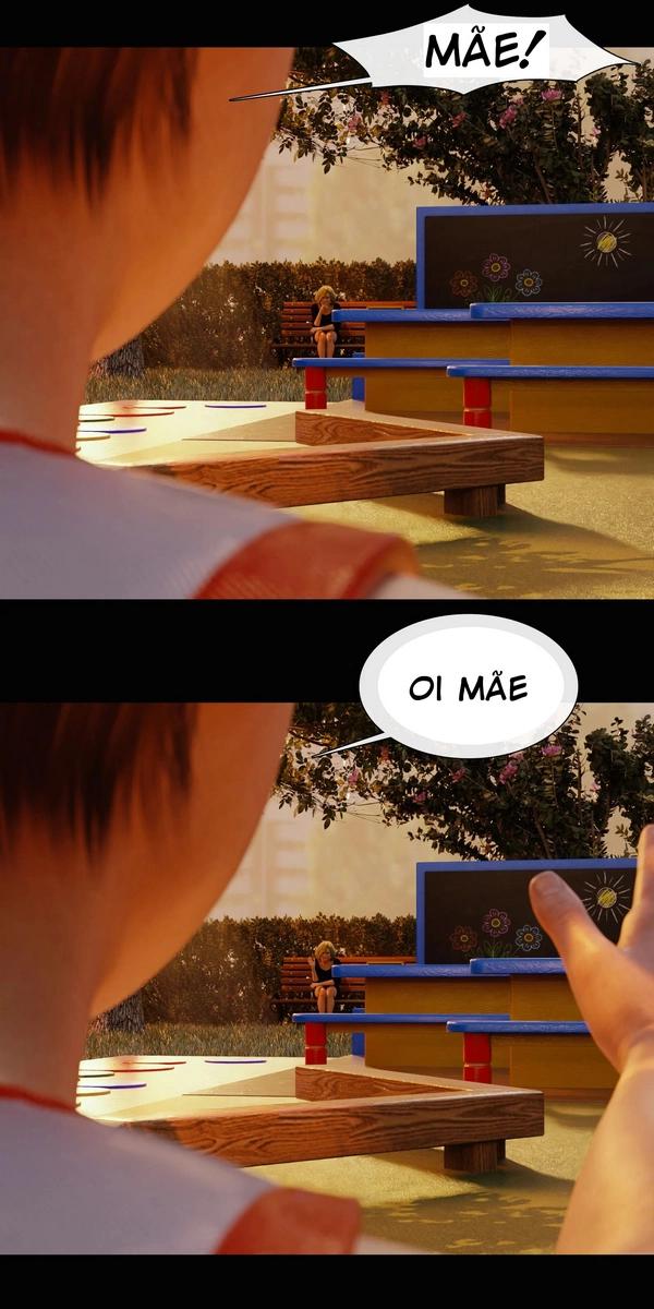 Descobertas Picantes - A Mamãe e a Viúva Negra em Hentai 3D Brasileiro