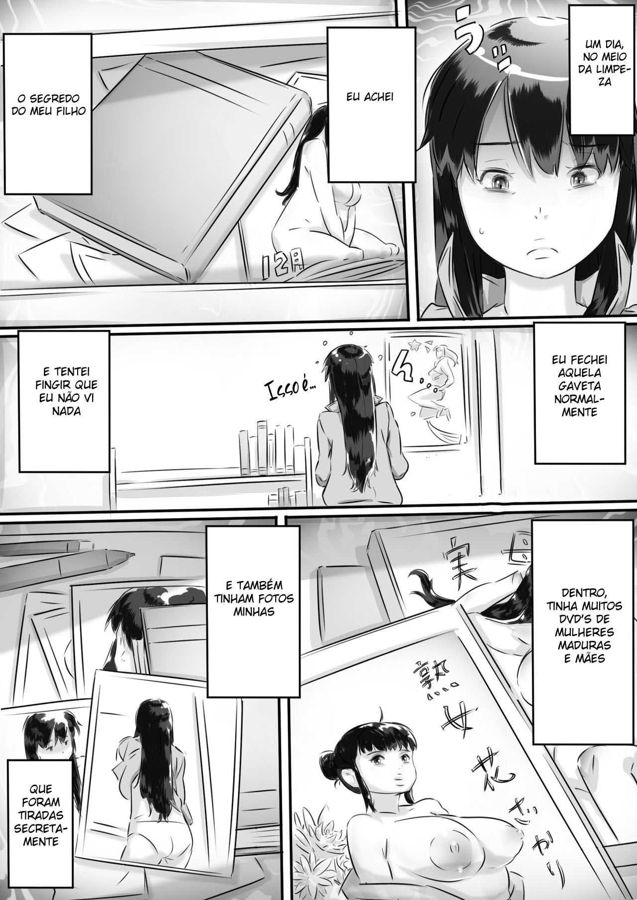 Fodendo a Mamãe Peituda: O Segredo Obsceno do Filho Safado em Manga HQ