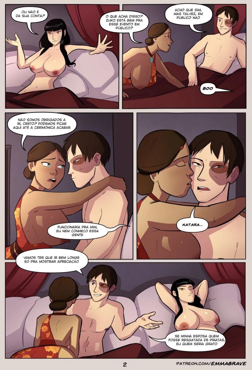 Ménage na Ilha da Putaria em Hentai HQ Brasileiro