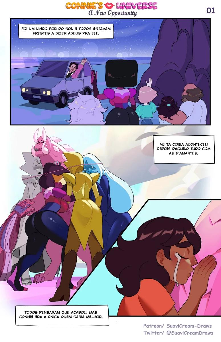 Steven Universe: Piranha da Buceta Gemendo na Rola do Steven", em hentai HQ