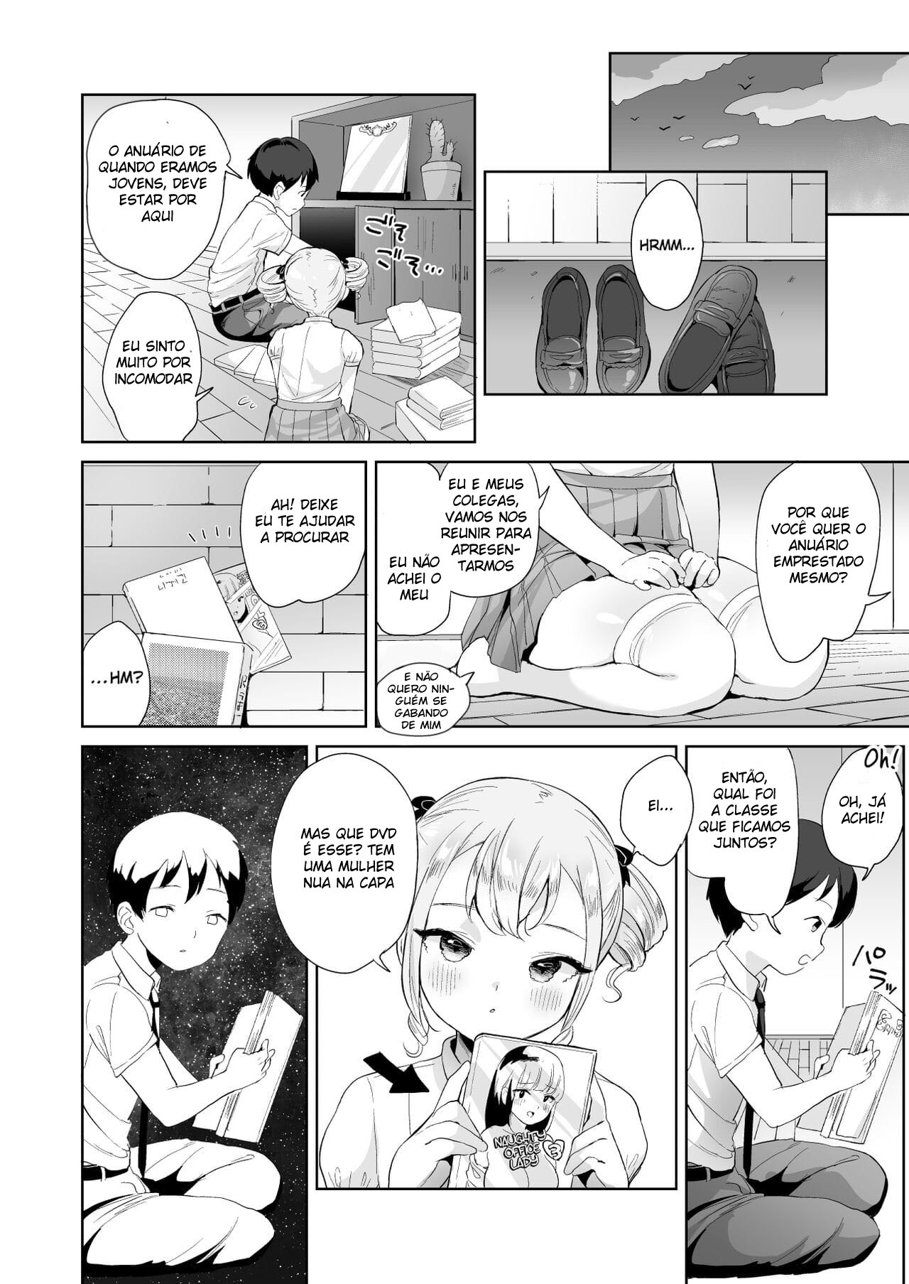 Professora Negra da Buceta Mulata Fodendo Gostoso com Aluno em Hentai HQ Brasileiro