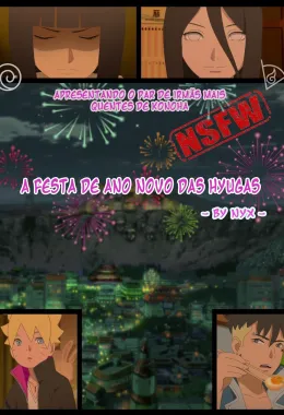 A Festa De Ano Novo Das Hyugas - Himawari e Hanabi na maior putaria em família! (Em Hentai HQ Brasileiro)