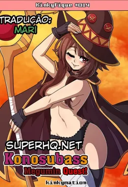 Banho Quente com a Amiga Piranha - KonoSuba Hentai em HQ Brasileiro