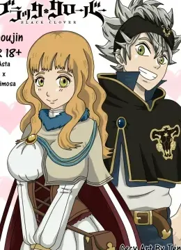 Black Clover: Asta x Mimosa - Piranha peituda vai sentar na piroca do Asta em hentai hq brasileiro