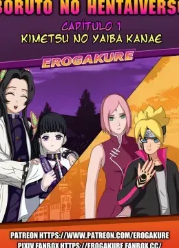 Boruto Piranha: Kimetsu no Yaiba Kanae - Boruto e Sakura em Hentai HQ Brasileiro
