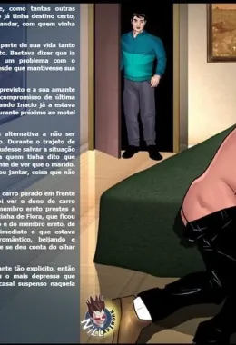 Corninho virou Amante da Piranha da Buceta Gulosa em HQ Brasileiro
