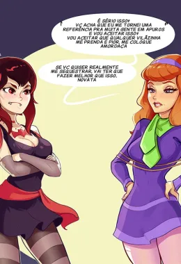 Daphne e Velma: Piranhas se Chupando e Fodendo na HQ Brasileira Hentai