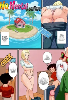 Gohan Arromba a Buceta da Piranha Android 18 em Hentai HQ Brasileiro