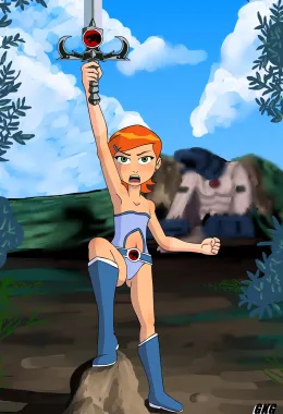 Gwen a Thundercat Ninfetinha leva rola de WilyKit em meio a floresta - Ben 10 Hentai HQ Brasileiro