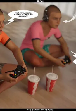 Mamãe Safada Mostra como Resolver Disputas Fodendo os Filhos - Hentai HQ Brasileiro