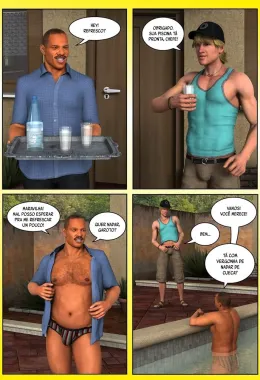 O Empregado Gostoso e o Chefe Tarado - Uma Deliciosa Aventura em Hentai Gay HQ Brasileiro