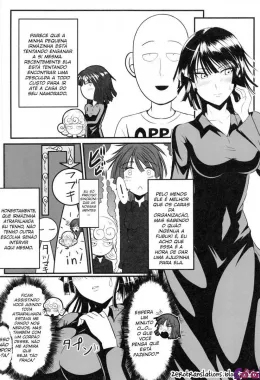 One Punch Man: Saitama Comendo Fubuki e Tatsumaki em Manga