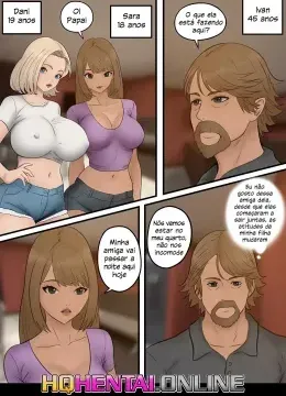 Piranha da Sara influenciando a filha do Ivan - Quadrinhos Porno em HQ Brasileiro