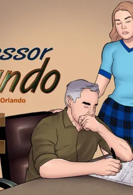 Professor Orlando e a Buceta da Aluna Piranha - Hentai HQ Brasileiro
