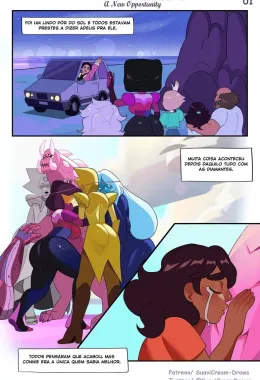Steven Universe: Piranha da Buceta Gemendo na Rola do Steven", em hentai HQ