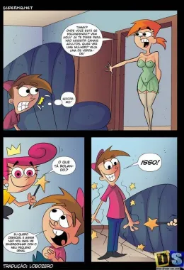Timmy socando sua pica na buceta da babá safada em hentai HQ