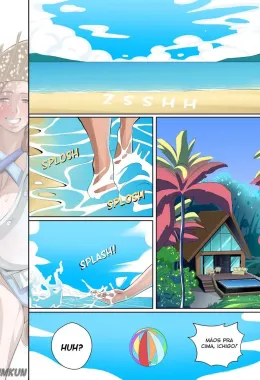 Viagem à Ilha da Sacanagem - Hentai HQ Brasileiro