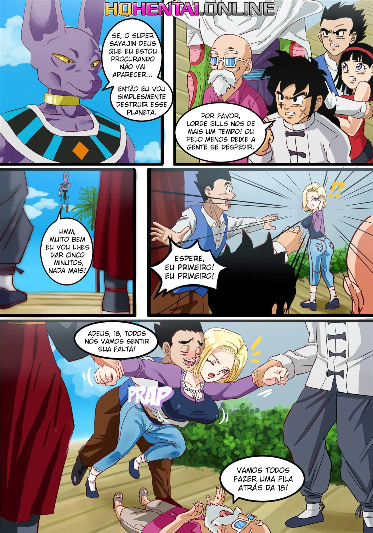 18 a esposa dedicada – Dragon Ball Hentai – Completo