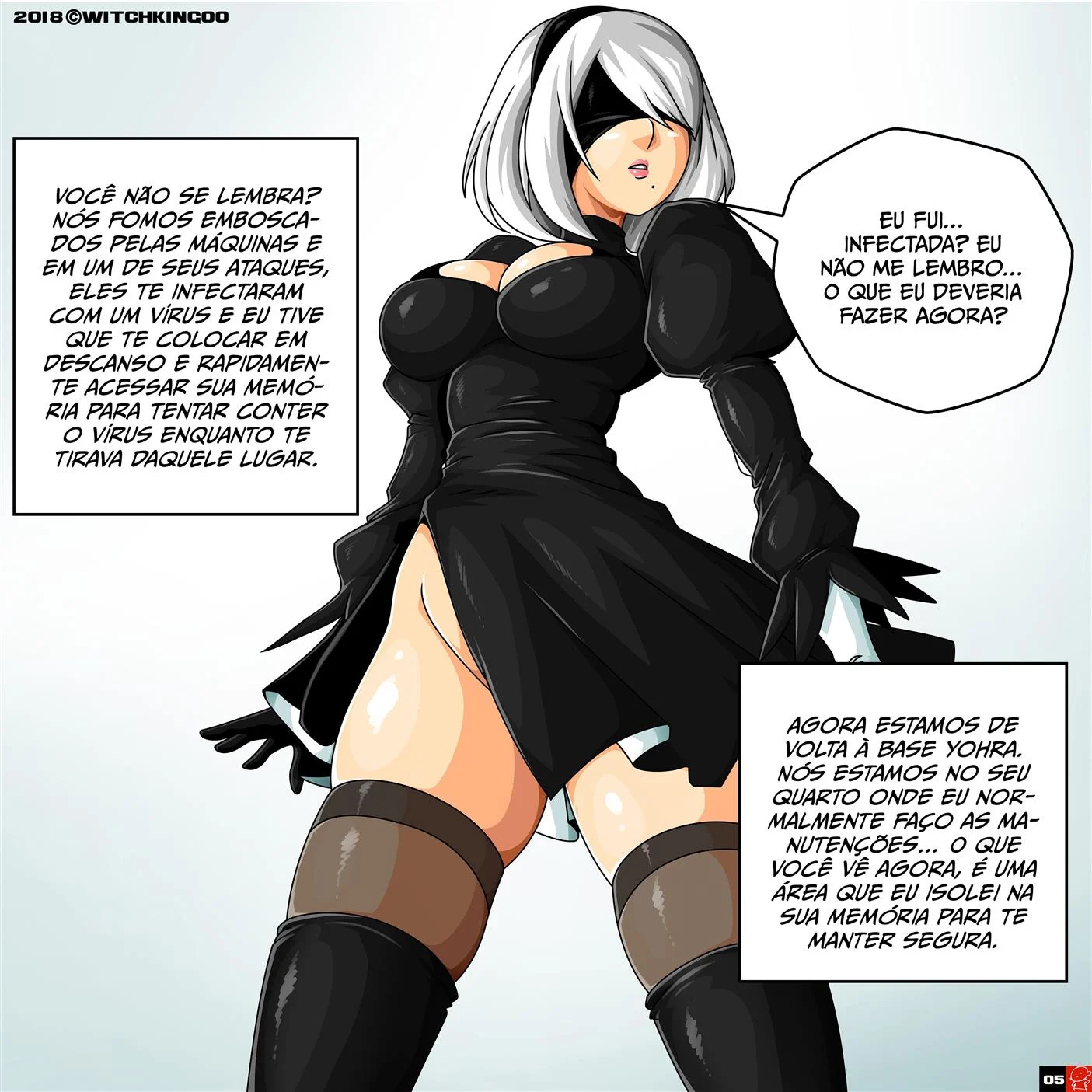 2B e o vírus sexual – HQ Hentai – HQ em Português