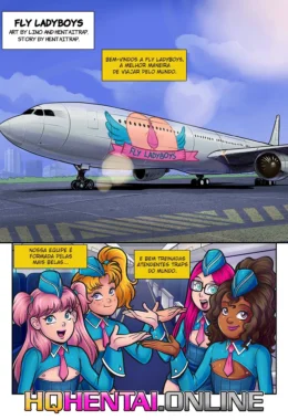 Companhia aérea das traps – hentai sem censura – Versão Traduzida
