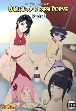 Enquanto o papai dorme 3 – Sakura Hentai – Desenho de Sexo