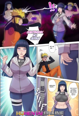 Jutsu de troca de corpo – Hinata Hentai – Desenho Erótico