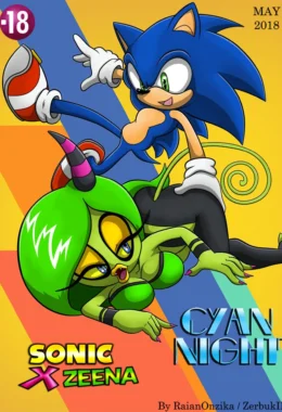 Noite de sexo do Sonic – Peitões – Desenho Erótico