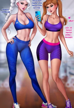 Treinando com Elsa – Elsa – Desenho de Sexo