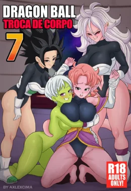 Troca de corpo 7 – Caulifla Hentai – Quadrinho Completo