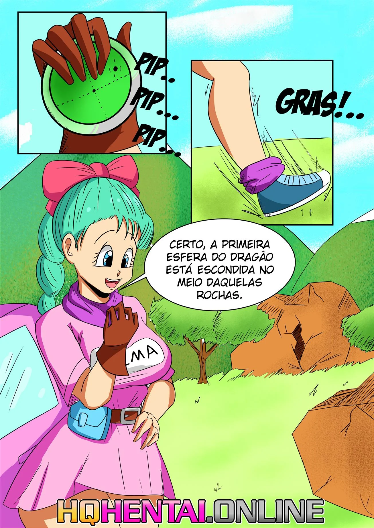 A aventura de Bulma – Bulma Hentai – Desenho Erótico