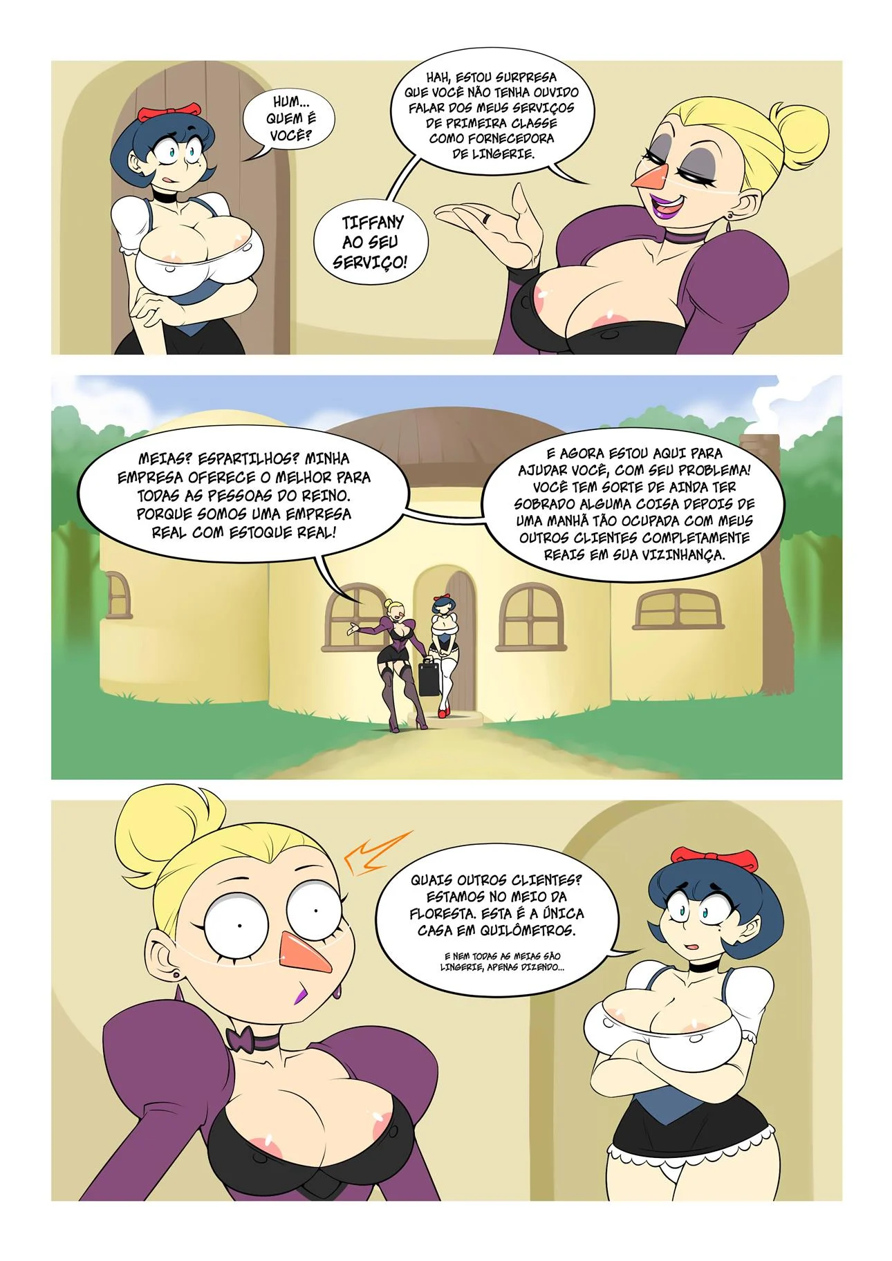 A Aventura Pervertida da Branca de Neve – Yuri – Desenho Erótico