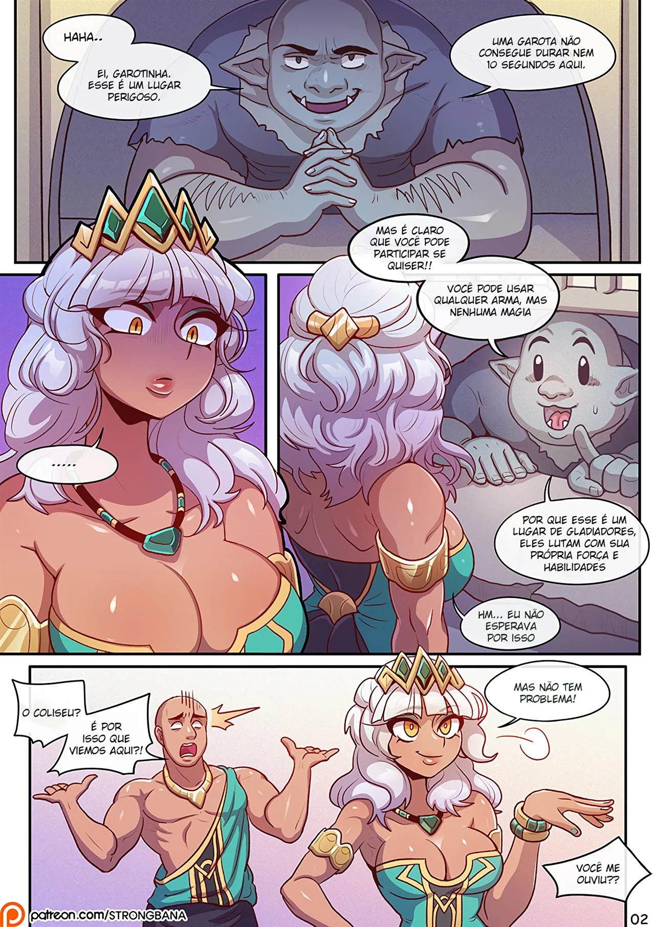 A batalha sexual de Qiyana – Femdom – Desenho de Sexo