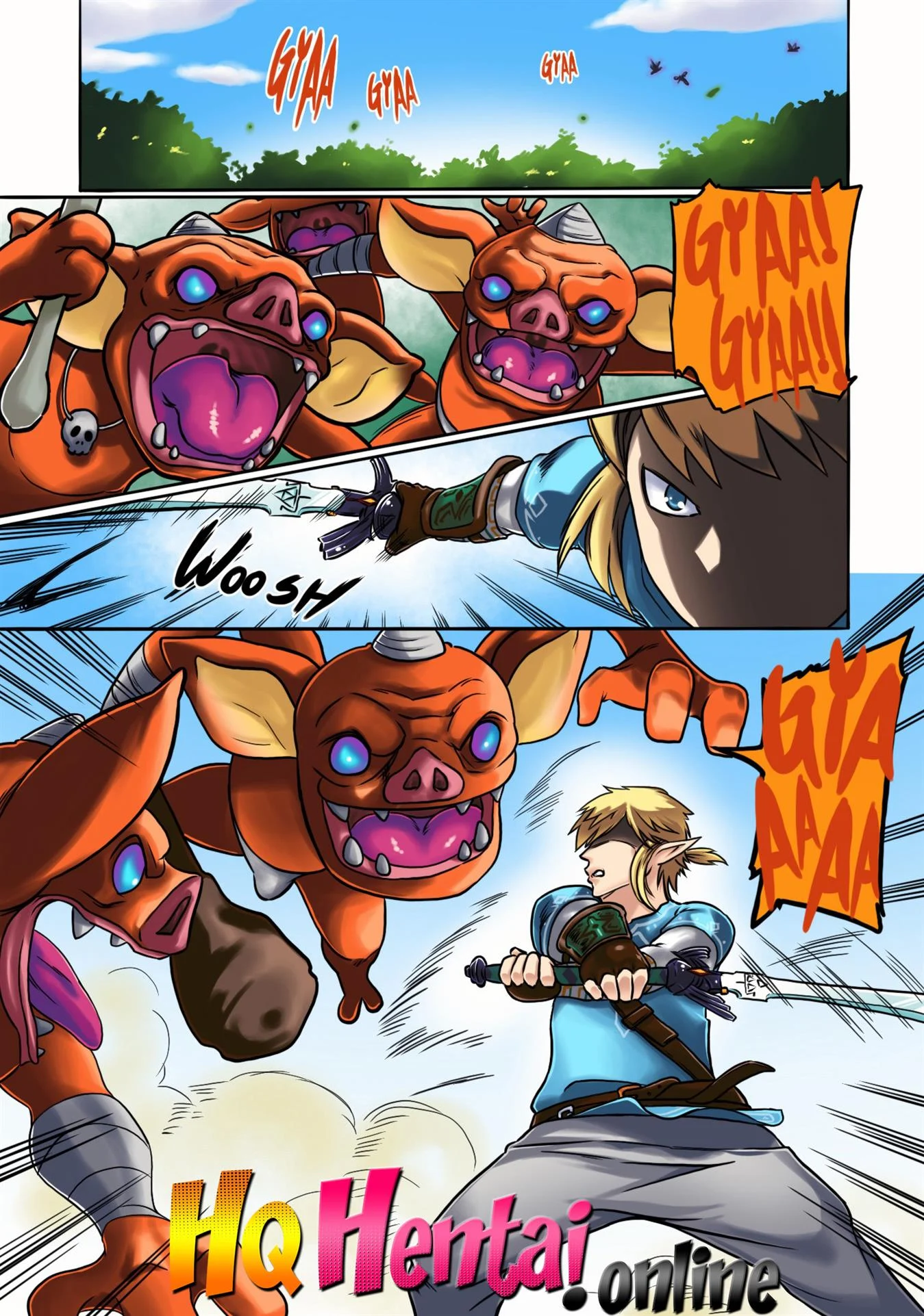 A Bunda da Princesa Zelda – Gozando Dentro – Versão Traduzida