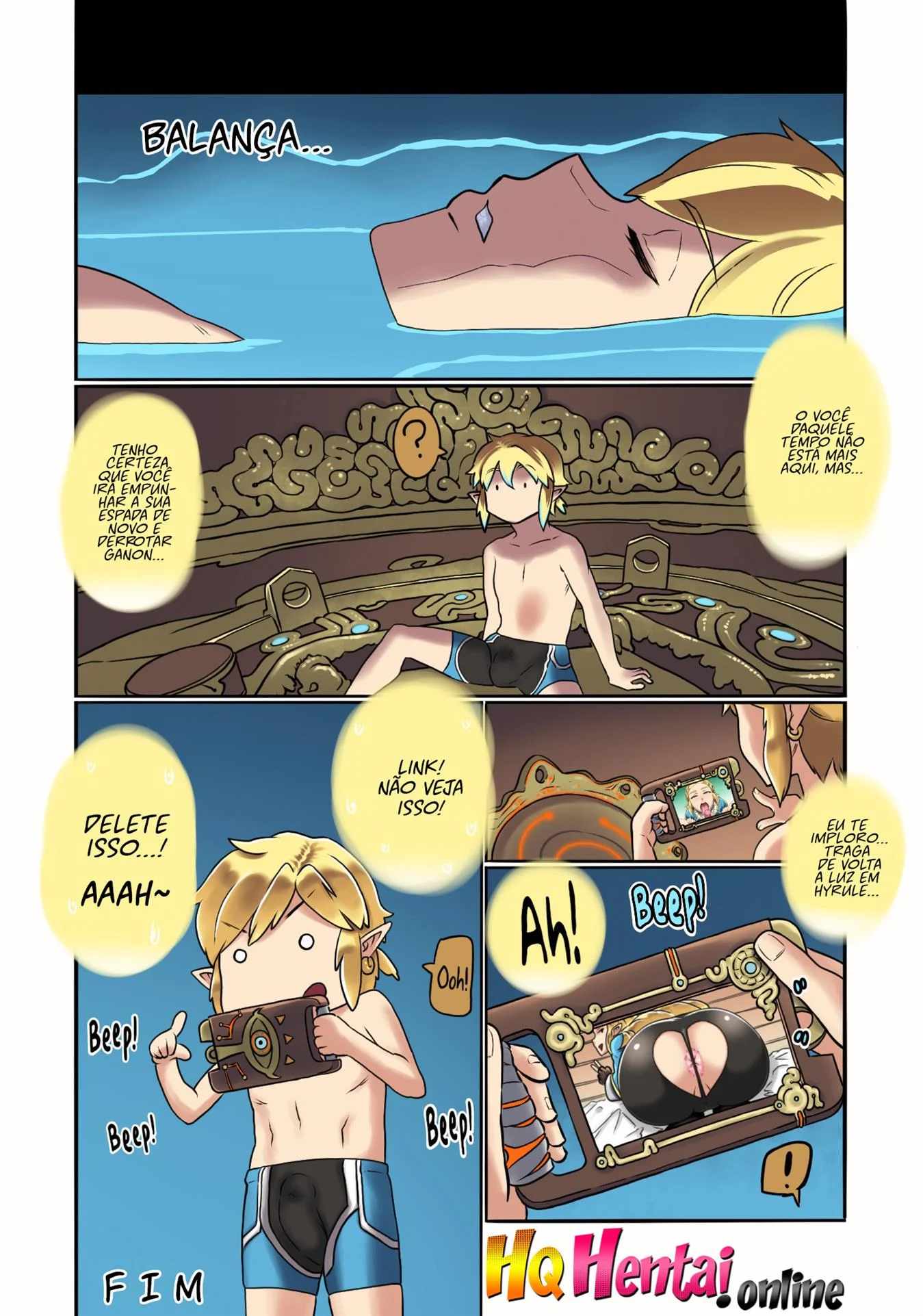 A Bunda da Princesa Zelda – Gozando Dentro – Versão Traduzida